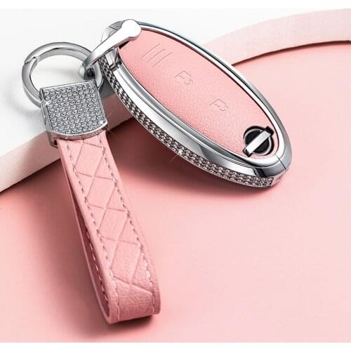 Car Key Cover Case Chain Keychain For Nissan Qashqai J10 J11 X-Trail t31 t32 kicks Tiida Note Juke TEANA SUNNY Sima 2021 PATROL