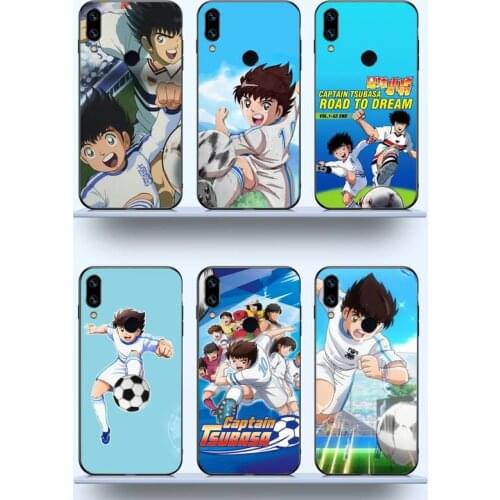 Captain Tsubasa Football Anime Phone Case For Xiaomi Redmi note 7 8 9 t max3 s 10 pro lite funda shell coque cover
