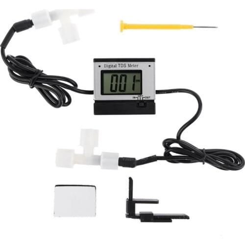 Digital TDS Meter 0-1999PPM Water Quality Monitor Tester Dual Way High Level Probe 1mg/L PPM Accuracy +/-2