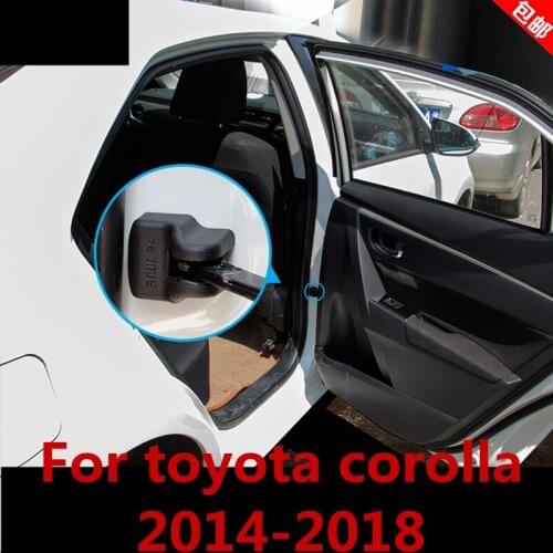 For toyota corolla 2014-2018 Car Covers Door Stopper Cover Protective Cover Interior decoration Auto Accessories