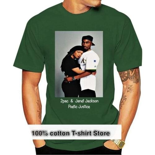 Tupac 2pac & Janet Jackson Poetic Justice Shirt Men Women Unisex Fashion tshirt Free Shipping