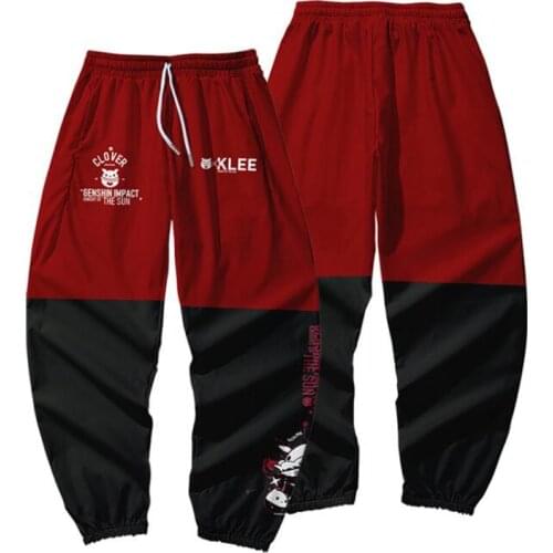 Hot Game Genshin Impact 3D Joggers Pants Men/Women Casual Trousers Hip Hop Sweatpants Paimon Keqing Klee Amber Cosplay Costumes