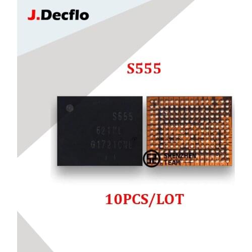 JDecflo 10Pcs/Lot PMIC S555 For Main Power IC SAMSUNG S8 S8+ G950F G955F Integrated Circuits BGA Chip Circutos Brand New 100