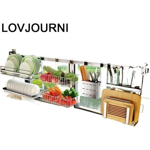 Keuken Especias Cosina Supplies Fridge Organizer Stainless Steel Cocina Organizador Cuisine Kitchen Storage Rack Holder