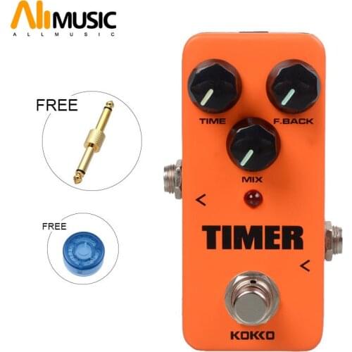 KOKKO FDD2 Timer Portable Mini Delay Guitar Effect Pedal With Straight Connector