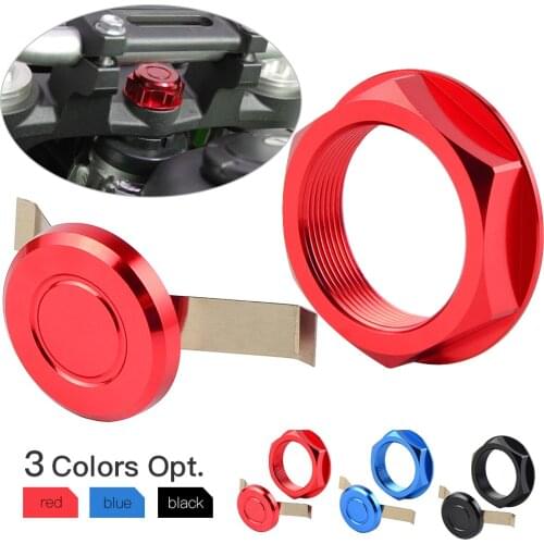 NICECNC Steering Stem Nut Cap Cover For Honda CR 125R 250R CRF 250R 250X 450R 450X 450RX 250 450 R X 2001-2018 CRF250R CRF450R