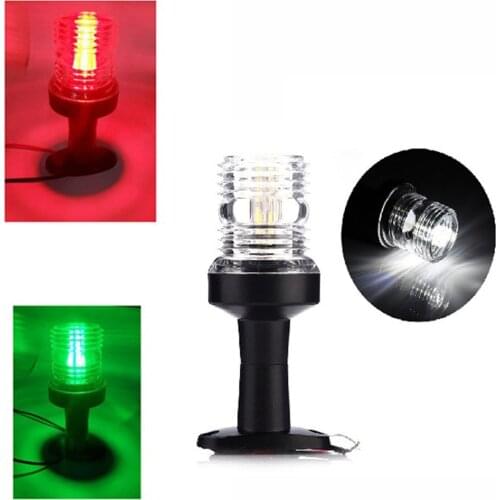 Marine Boat Pontoon 12V Navigation Anchor 360 All Around LED Light Green