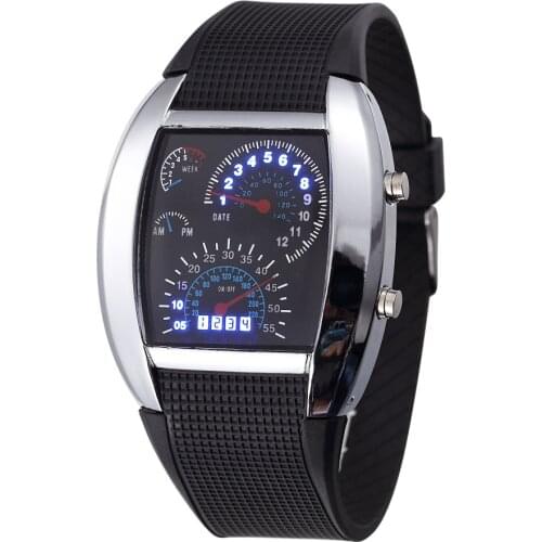 2020 New Mens Fashion Led Digital Watches Men Sports Military Watch Reloj hombre Fashion Watch Men Sports Military Watches