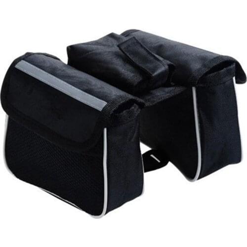 2020 NEW Cycling Bike Bicycle Frame Pannier Front Tube Double-Saddle Bags
