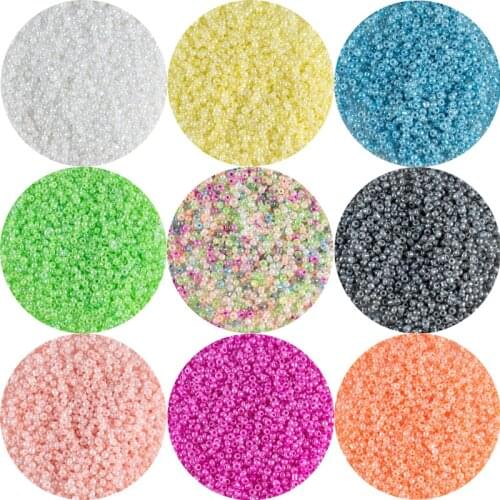 MH glass cream beads solid color rice beads 200pcs 4mm new multi-color loose beads diy necklace accessories material