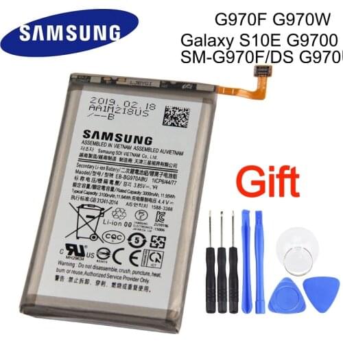SAMSUNG Original EB-BG970ABU 3100mAh battery For Samsung Galaxy S10E S10 E G9700 SM-G970F/DS SM-G970F SM-G970U SM-G970W +tools