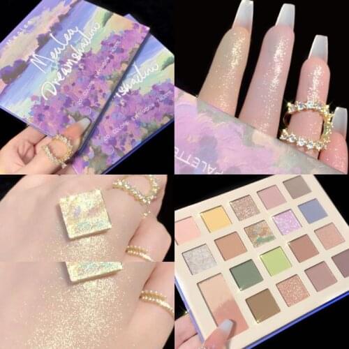 MEALEA 20 Colors Matte Eyeshadow Palette Eye Cosmetic Pearl Pigment Brighten Eye Shadow Longlasting Sweterproof Makeup TSLM2