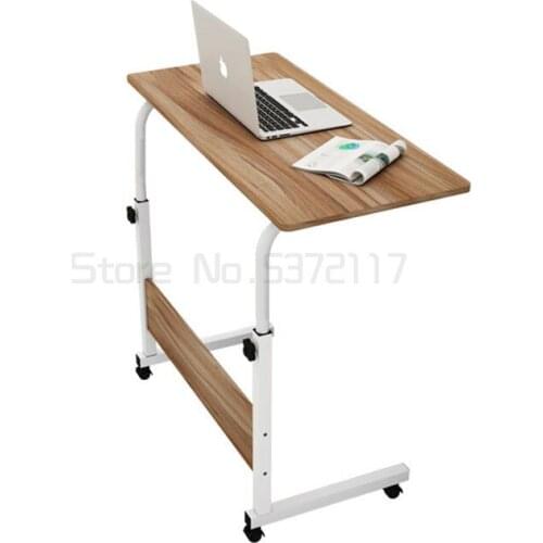 Simple computer desk bedroom bed desk simple mobile lifting learning bedside table household table