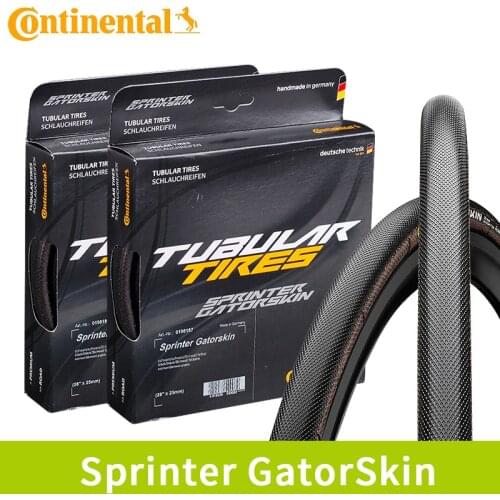 Continental Sprinter Gatorskin Tubular Road Bike Tire Black 28''x 25mm