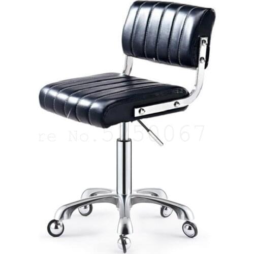 Beauty stool barber shop stool manicure stool work chair hairdressing pulley beauty chair rotating lift