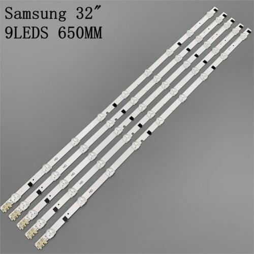 9 Lamps LED Backlight Strip For Samsung UE32F6200AK UE32F5020AK UE32F5505AK UE32F5560AK UE32F6100AK Bars Kit Television LED Band
