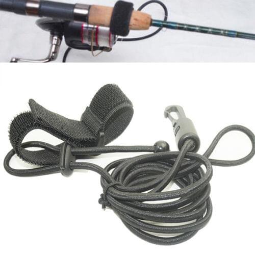 78" Kayak Canoe Paddle Leash Clip Safety Fishing Rod Tether Holder Lanyard Zip