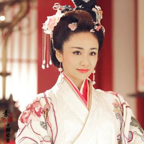 Zheng Xiu Drama Costume Delicate Embrodiery Empress Princess Costume Hanfu 2016 Newest TV Play Si Mei Ren Song of Phoenix