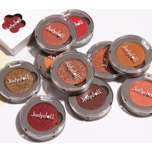 1PCS Colourful Monochrome Eye Shadow Replacement Magnet Buckle Flash Mermaid Wine Red Earth Judydoll