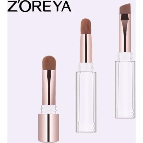 3 In 1 Makeup Brushes Foundation Eyebrow Shadow Eyeliner Blush Powder Brush Cosmetic Concealer Professional Maquiagem