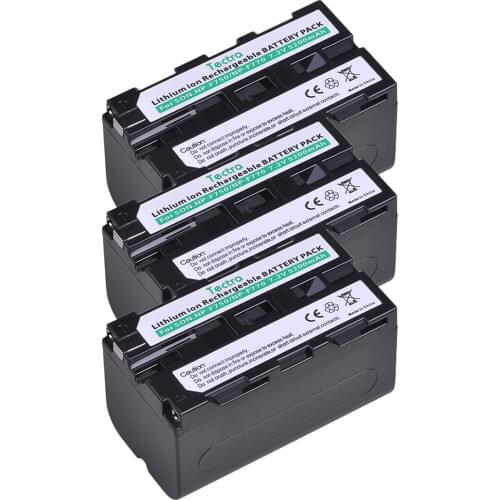 3PCS 5200mAh NP-F750 NPF750 NP F750 F730 F770 Battery for Sony NP F960 F970 NP-F770 F550 CCD-TRV58 TRV110K TRV26E HVR-Z1 V1J z1
