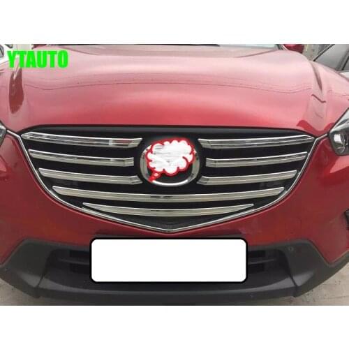 Auto front grille trims for Mazda cx-5 cx5 2014 2015,8pcs/lot,car styling