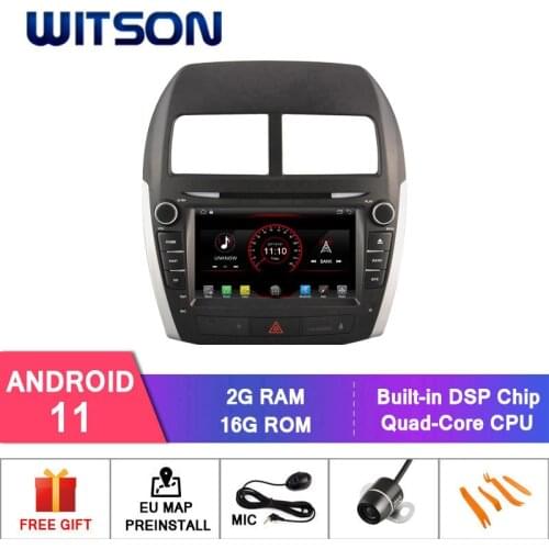 WITSON Android 10. 0 2GB RAM 16GB FLASH CAR RADIO for MITSUBISHI ASX GPS+DAB+OBD+TPMS+DVR supported