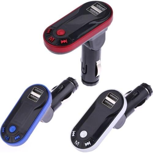 NEW 1 Set Bluetooth Wireless FM Transmitter MP3 Music Player Handsfree Car Kit USB Mobile Phone Travel Adapter Cigarette Lighter