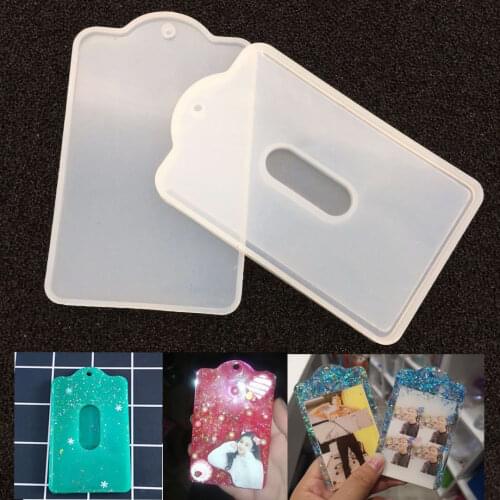 Pocket Card Set ID Expoxy Resin Silicone Mold for DIY Craft Tool Handmade Jewelry Making Resin