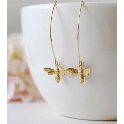 LM Beauty Women's Gold Earrings