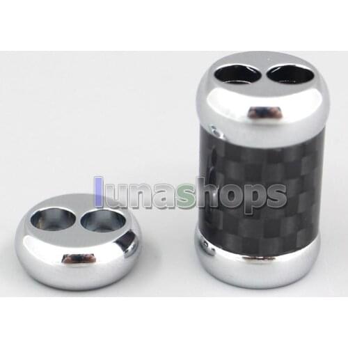 LN007056 8mm Main Wire Hole Full Metal Barrel Splitter + 4.5mm Branch Hole Slider Kit For DIY Custom Headphone Cable