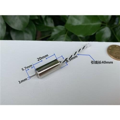 8520 8.5mm*20mm DC 3.7V 4.2V 48000RPM Ultra-High Speed Micro Mini Coreless HM Motor