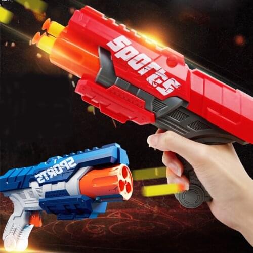 Eva Soft Bullets Toy Guns Darts Airsoft Kids Toy Hollow Hole Foam Head Soft Bullet Refill Darts Safe Toy Guns for Boys Outdoor