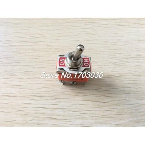 AC 250V 15A 2 Position DPDT ON-ON 6 Pin Toggle Switch