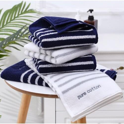 High Quality 100% Cotton Adults and childrens family face Towel Soft Absorbent Washcloth Household Travel Gym 34x75cm