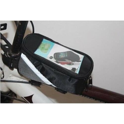 Factory Direct Sales Bike Bicycle Cycling Mountain Frame Front Tube Pannier Saddle Bag Tube Pouch