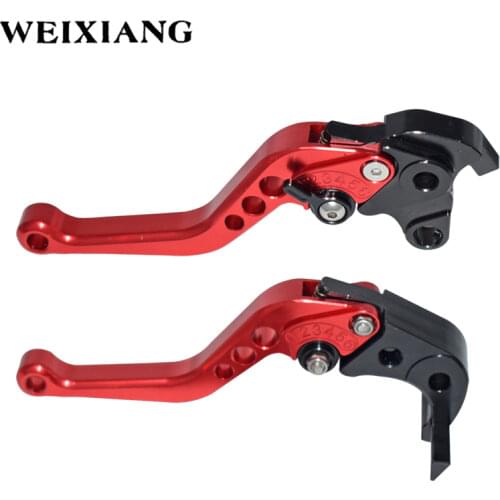 For Honda CBR600RR 2007-2012 Motorcycle CNC Adjustable Brake Clutch Levers Adjuster Front Rear Double Discbrake Lever Aluminum