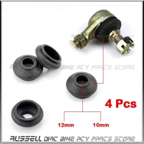 ATV Quad Go kart 4 Pcs Turn to rod Dust Protection Rubber Cover for Chinese ATV Quad Go kart
