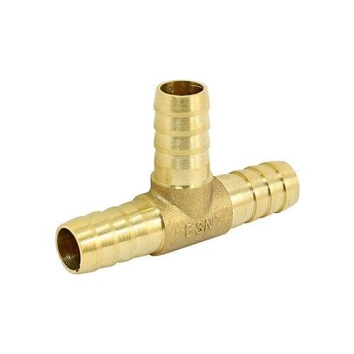 1pc T Hose Fitting Barb Connetor Coupler External Dia 6mm/8mm/10mm/12mm/14mm/16mm