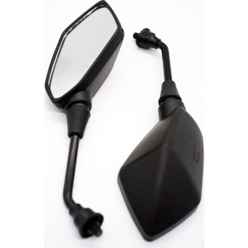 Universal 10mm Motorcycle Mirrors Motorbike Retro Black Rearview Mirrors Scooter Motor Mirror for Harley Yamaha Suzuki Honda