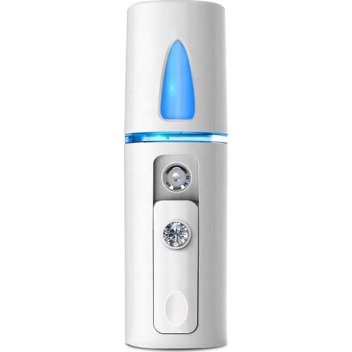 Portable 20ml USB Air Humidifier Mini Rechargable Handheld Water Ultrasonic Nano Essential Milk Oil Diffuser Face Steamer Spray