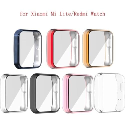 Screen Protector Case For Xiaomi Mi Lite/Redmi Watch Smart Band All-Around Ultra Slim Soft TPU Watch Cover Protective Bumper
