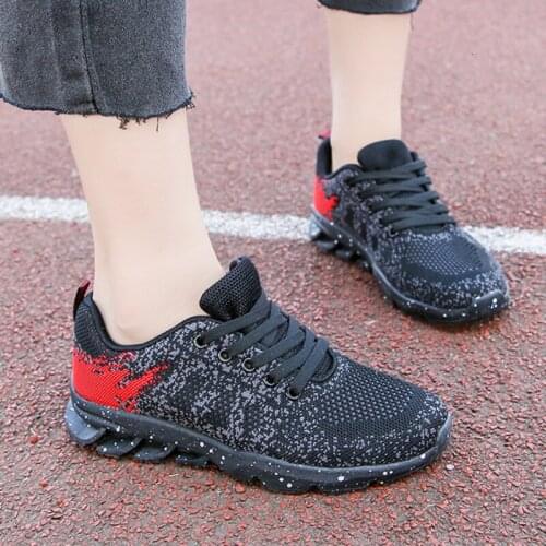 Women Running Shoes Brand Blade Mesh Sneakers Woman Fashion Black Gym Shoes Breathable Spring Autumn Ladies Shoes Sport Trainers