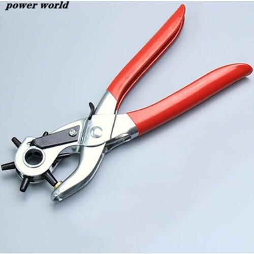 1Pcs Leather Belt Hole Punch Pliers Puncher Watchband Belts Gaskets Leather Puncher Hand Tool