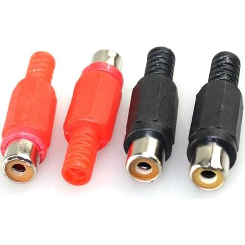 10PCS RCA audio cannector female audio socket welding type 5mm high quality sockets for HIFI equipments