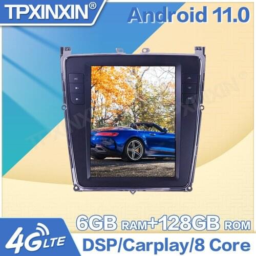 128GB Android 11.0 Tesla Style for Bentley Continental 2012 2019 Carplay GPS Car Navigation Multimedia Video Player Stereo Radio