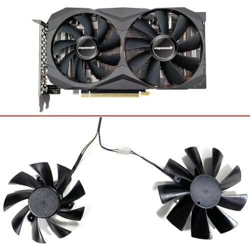 2PCS 87MM 100MM DC12V 4PIN GAA8S2U GA82S2H RTX2070 GPU FAN For Manli RTX 2070 SUPER 8G Mini Cooling Fans Replacement Fan