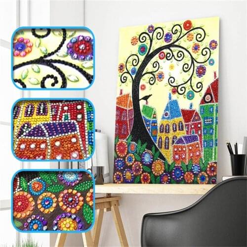 AZQSD 5d Diamond Painting Flower Special Shaped Picture Of Rhinestones Diamond Embroidery Sale 24x34cm Cross Stitch Kits