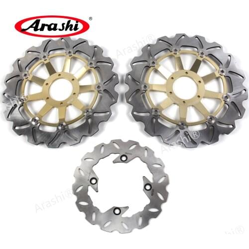 Arashi 1 Set For HONDA CBR F 600 1999 2000 Floating Front Brake Disk Rear Brake Disc Brake Rotor CNC Aluminum CBR600F CBR-F