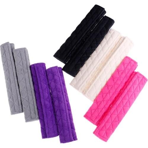Hot Auto Interior Accessories Pads Covers Goods Cushion Car Seat Belt Shoulders Warm Short Plush Safety Shoulder Protection